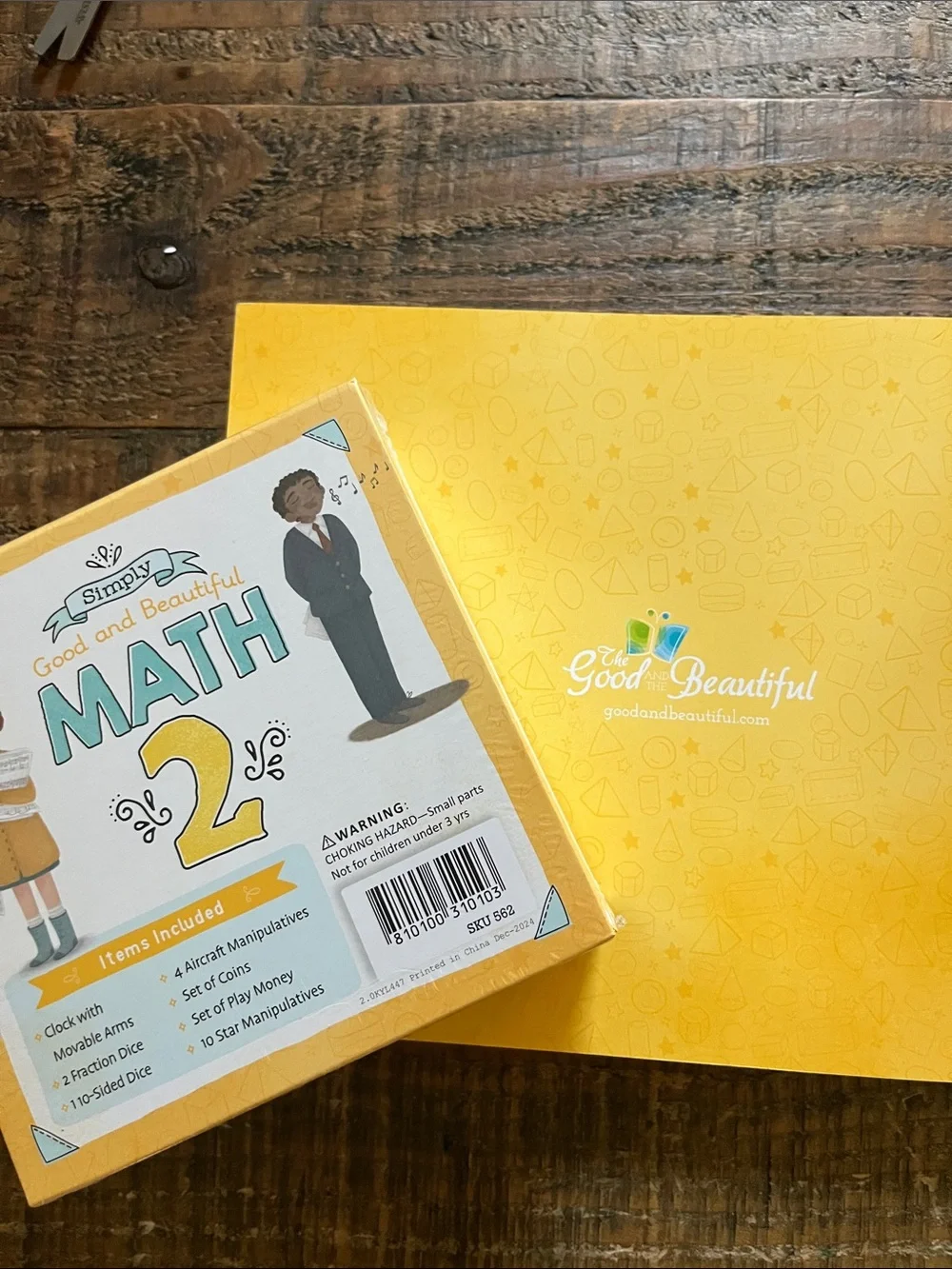 The good and the beautiful math 2 and math box